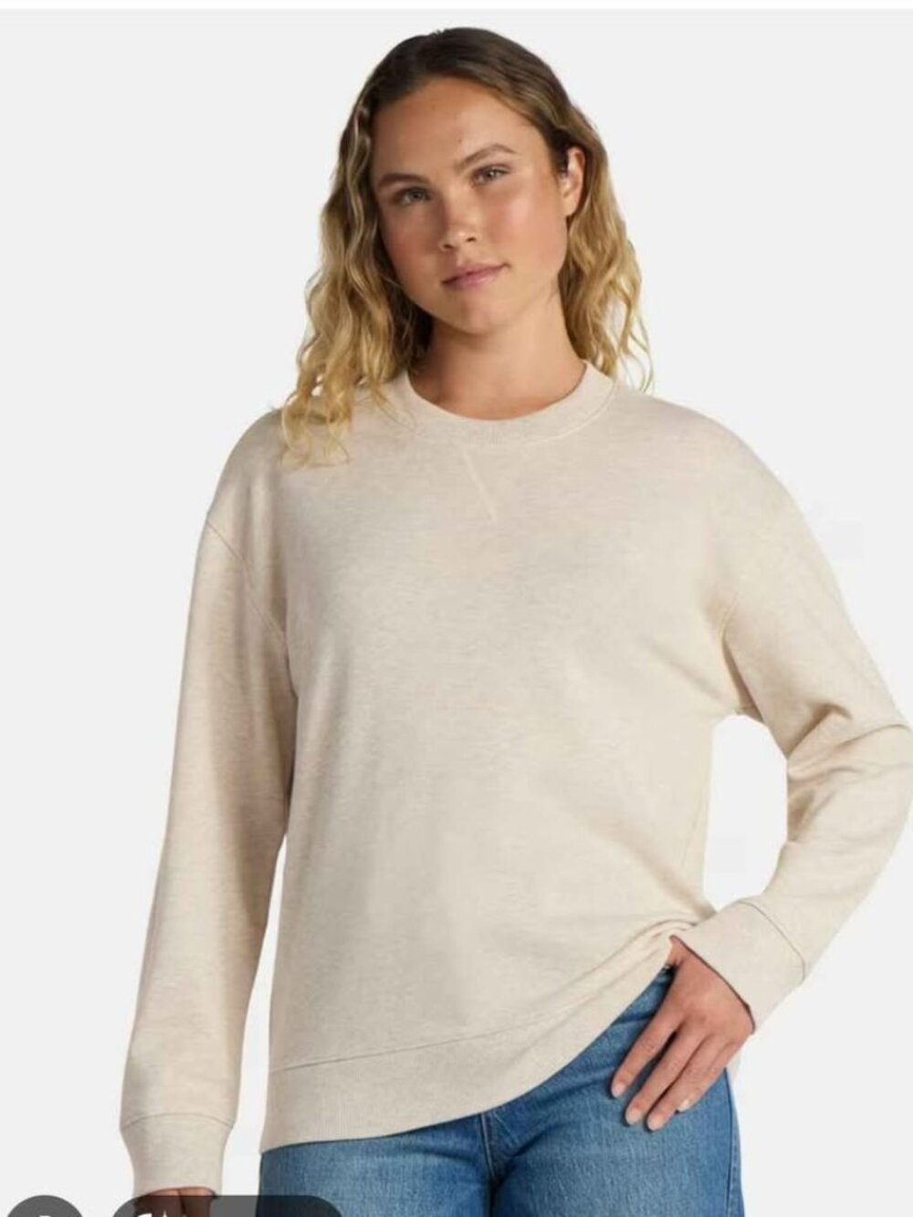 XS beige Time and tru pullover sweater long sleeve